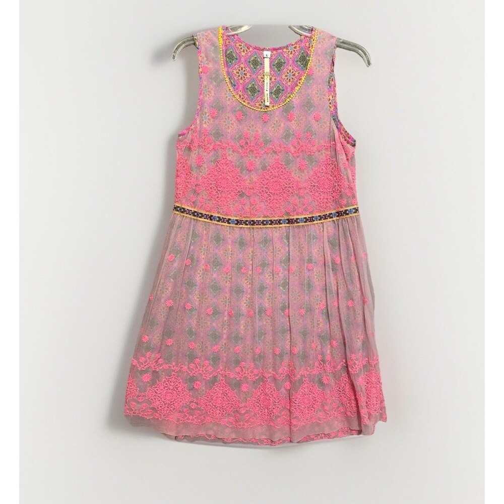 Uncle Frank Tulle Dress Pink Women’s Large Festival Whimsical Fairycore